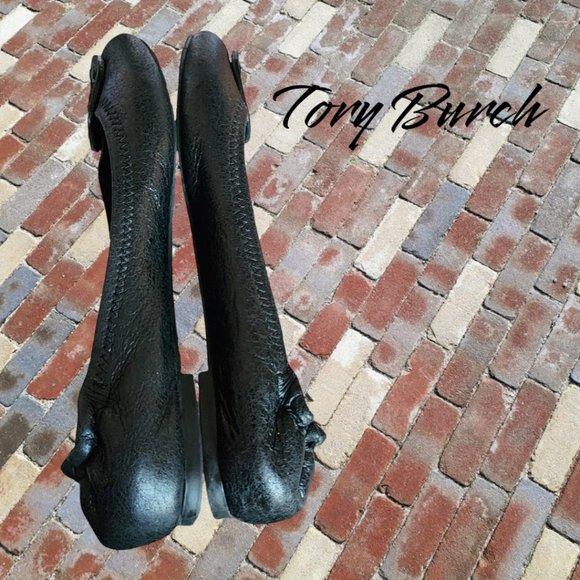 Womans TORY BURCH Minnie Travel Ballet Black Size 8 - Picture 4 of 16
